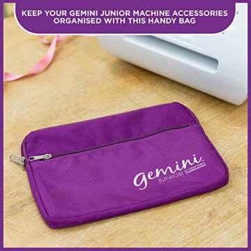 Gemini Junior Accessories-Purple 6"x 9" Plate Storage Bag, 6-Inch x 8.9-Inch