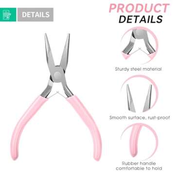 Needle Nose Pliers for Jewelry Making and Crafting