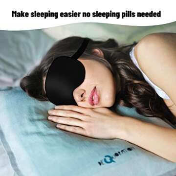 Luxurious Silk Eye Mask - Adjustable Comfort for Sleep