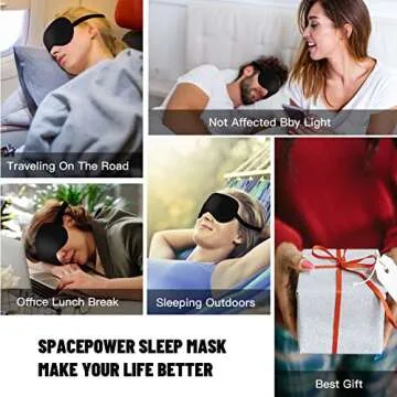 Luxurious Silk Eye Mask - Adjustable Comfort for Sleep