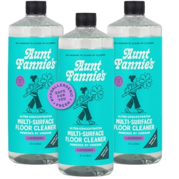 Aunt Fannie's Ultra Concentrated Floor Cleaner Vinegar Wash - Eco-Friendly, Lavender Scent, 32 oz (P...