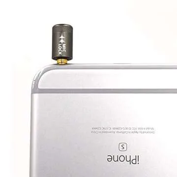 Mic-Lock 3.5mm for Headphone Port - Microphone Audio and Data Security - Privacy Protector for Laptops, Smartphones, Tablets, and Computers (Gray, 5 Pack)