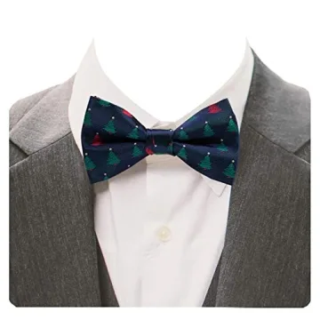 Festive GUSLESON Christmas Bowties - 4PCS for Every Celebration