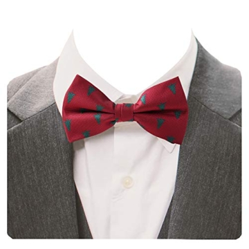Festive GUSLESON Christmas Bowties - 4PCS for Every Celebration