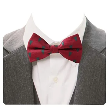 Festive GUSLESON Christmas Bowties - 4PCS for Every Celebration