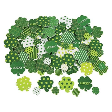 Fabulous Foam Adhesive Shamrock Shapes - Crafts for Kids and Fun Home Activities