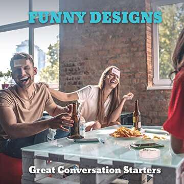 Funny Coasters for Housewarming Gifts - Unique Decor