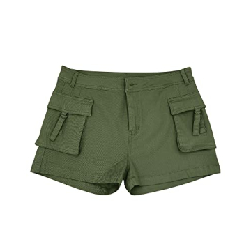 High Waist Cargo Shorts for Women - Summer Comfort