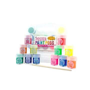 Ooly Lil' Poster Paint Pods - Washable Set of 12