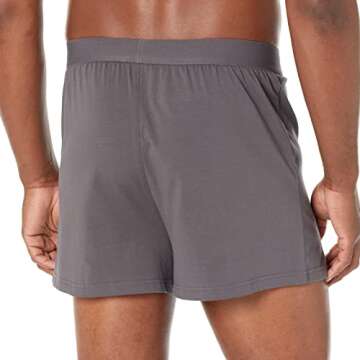 Amazon Essentials Cotton Jersey Boxers for Men - 5 Pack
