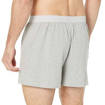 Amazon Essentials Cotton Jersey Boxers for Men - 5 Pack