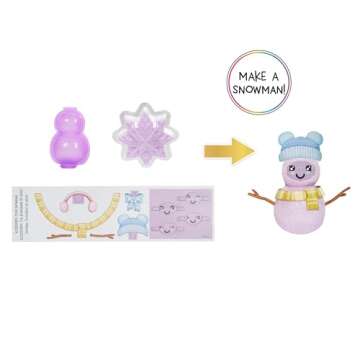 Rainbow High Winter Wonderland Violet - Purple 11” Fashion Doll with Magic Snow Hidden in Fashion That Puffs Up with Water, and Snowman Kit, Great Gift for Kids 4-12 Years Old