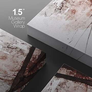 NWT Wall Art Print Set Rusted Watercolor Explosion Abstract Shapes Illustrations Modern Art Bohemian Colorful Pastel for Living Room, Bedroom, Office - 24"x36" x 3