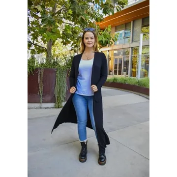 Stylish Isaac Liev Women's Maxi Cardigan for Every Occasion