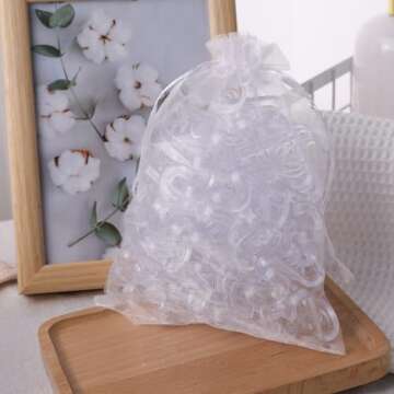 HAKDAY 60PCS Clear Clothes Hanger Connector Hooks, Heavy Duty Space Saving Hooks Hanger Connectors for Velvet Hangers Wooden Hangers Closet Organizer