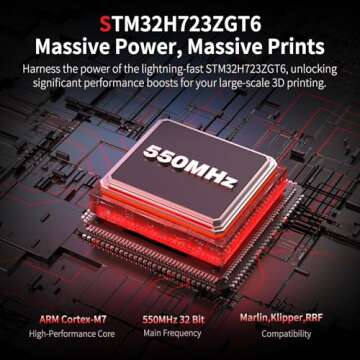 BIGTREETECH Kraken Control Board Onboard 8×TMC2160 Drivers Up to 60V High-Performance Perfect Fit V...