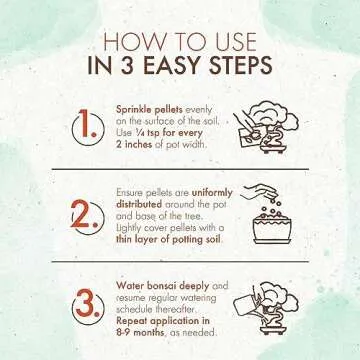 Bonsai Fertilizer - Slow Release Pellets for Plant Health