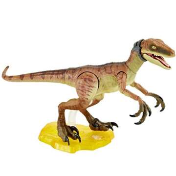 Jurassic World Velociraptor Echo 6" Collectible Figure with Movable Joints, Ages 8+