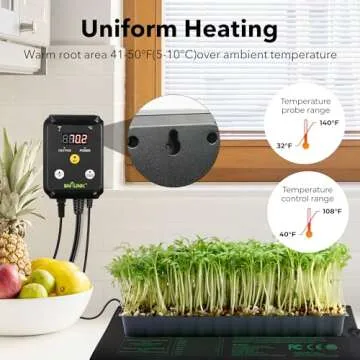 BN-LINK Seedling Heat Mat with Thermostat for Plant Germination