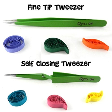 Quill On Quilling Tweezers Set - Perfect for Crafters