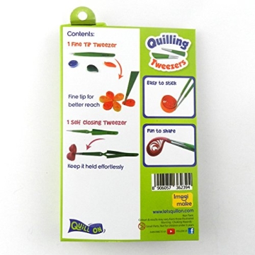 Quill On Quilling Tweezers Set - Perfect for Crafters