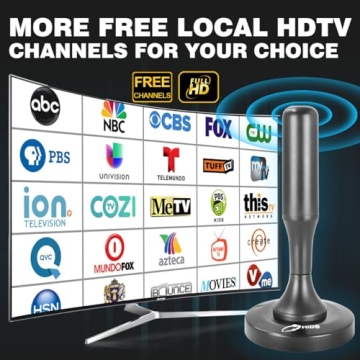 HIDB Indoor HDTV Antenna – Strong Reception, Easy Setup