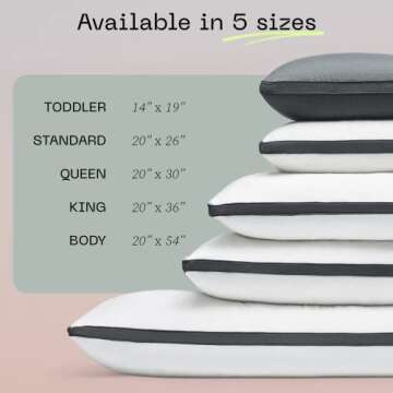 Coop Home Goods Ultra-Tech Toddler Pillow Protector Grey for Memory Foam Pillows, Waterproof, Toddler Size Pillow Covers, Oeko-Tex Certified, Breathable, Zippered Covers, Machine Washable