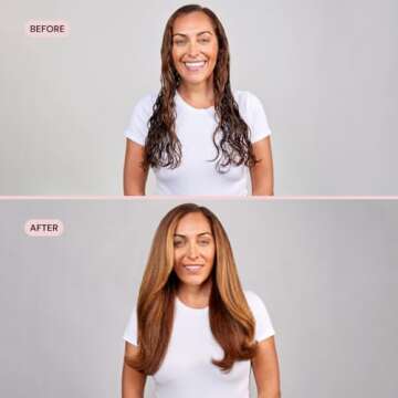 L'ANGE HAIR Soleil Professional Hair Dryer | 3 Heat Settings & 2 Airflow Settings | Cool Shot Locks-in Style | Professional Length Cord | Best Lightweight Hair for Smooth Blowouts (Black)