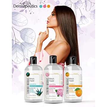 Alcohol-Free Witch Hazel Facial Toner with Aloe Vera