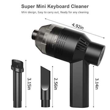 HONKYOB Mini Cordless Vacuum Cleaner for Dust and Pet Hair