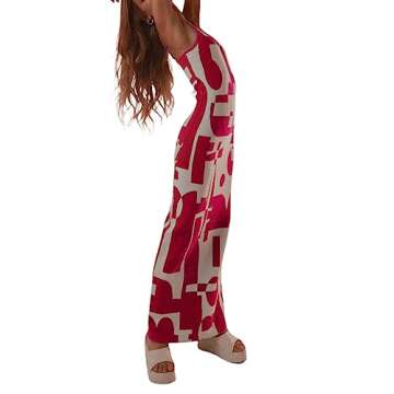 2022 Bodycon Dresses for Women Summer Knit Hollow Out Sexy Night Out Midi Maxi Dress Sleeveless Long Cut Out Dress