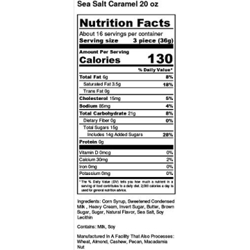 Tara's Gourmet Sea Salt Caramels - All Natural & Delicious