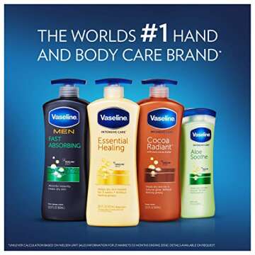 Vaseline Spray & Go Moisturizer Cocoa Radiant 4 Pack