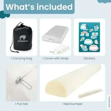 BANBALOO Bed Bumper for Safe Toddler Sleep