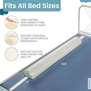 BANBALOO Bed Bumper for Safe Toddler Sleep