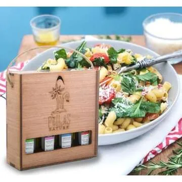 Gourmet Herb Infused Olive Oil Set for Culinary Delights