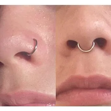Stylish QWALIT Fake Septum Nose Rings for Women