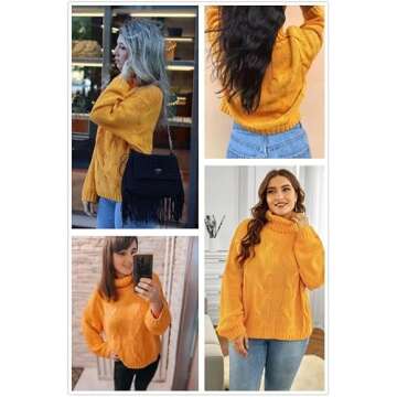 Dokotoo Women's Chunky Turtleneck Sweater - Cozy & Stylish