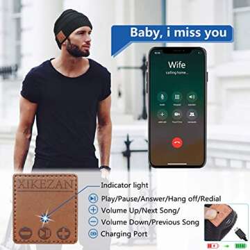 Bluetooth Beanie Hat - Unique Gifts for Music Lovers