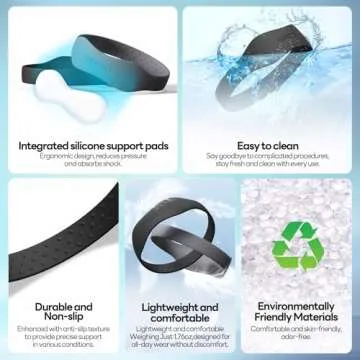 Silicone Knee Patellar Tendon Support Strap - 2 Pack Patella Band for Tendonitis Jumpers Pain Relief - Knee Brace for Men & Women - Knee Band Stabilizer for Running Sports Basketball Hiking (Black, Small)