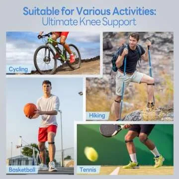 Silicone Knee Patellar Tendon Support Strap - 2 Pack Patella Band for Tendonitis Jumpers Pain Relief - Knee Brace for Men & Women - Knee Band Stabilizer for Running Sports Basketball Hiking (Black, Small)