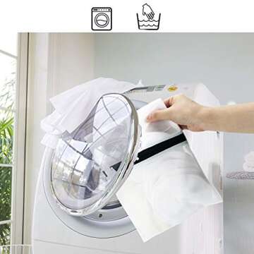 PHOGARY Washable Bamboo Nursing Pads - Eco-Friendly & Soft