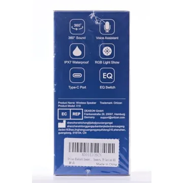 Ortizan Portable Bluetooth Speaker with 30H Battery