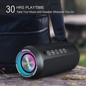 Ortizan Portable Bluetooth Speaker with 30H Battery