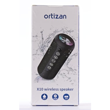 Ortizan Portable Bluetooth Speaker with 30H Battery