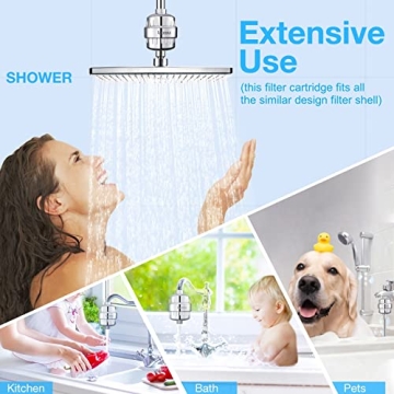 Luxau 18 Stage Shower Filter Replacement Cartridge Set