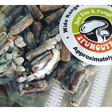 Grow Delicious Oyster Mushrooms - 100 Count Plug Spawn