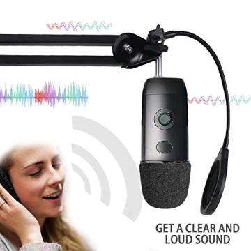 Yeti X Pop Filter & Windscreen for Clear Sound Quality