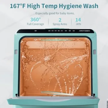 Portable Countertop Dishwasher - 5 Programs & 5L Tank