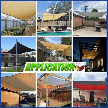 ShadeMart UV Resistant Sun Shade Sail for Outdoor Comfort